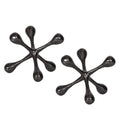 Uttermost Harlan Black Nickel Objects S/2 17690