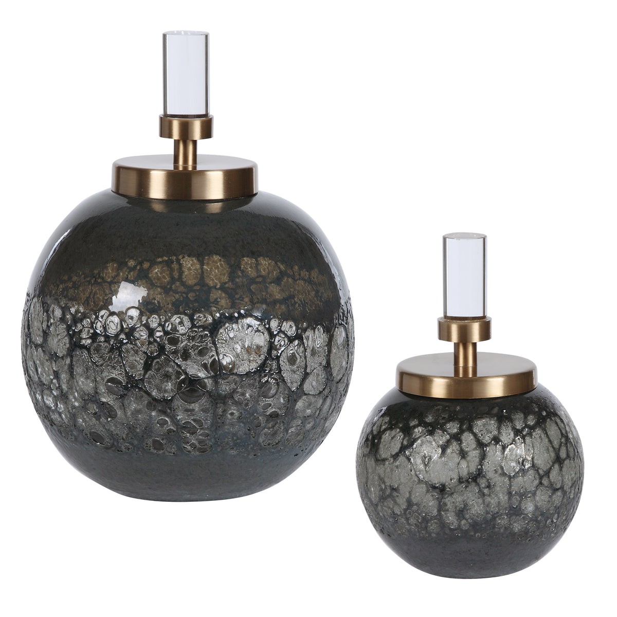 Uttermost Cessair Art Glass Bottles S/2 17729