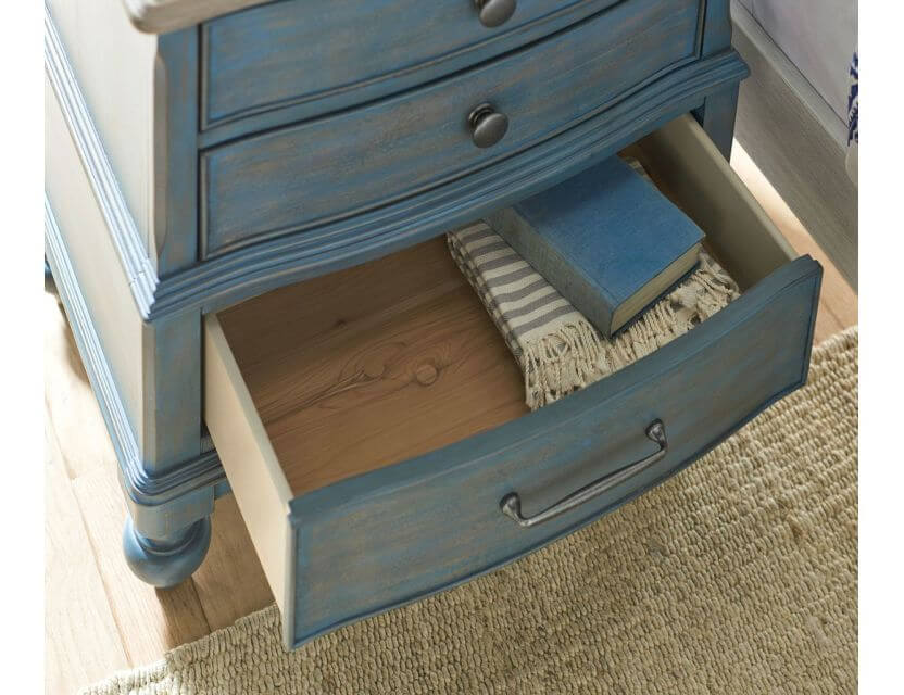 AMERICAN DREW LITCHFIELD MORAY NIGHTSTAND BLUE 750-420B