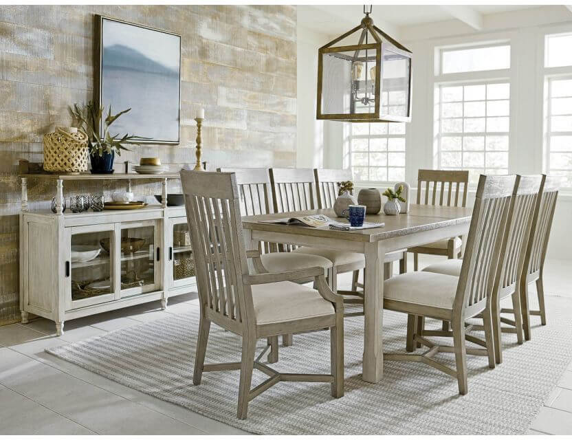 AMERICAN DREW LITCHFIELD JAMES SIDE CHAIR DRIFTWOOD 750-636D SET OF TWO