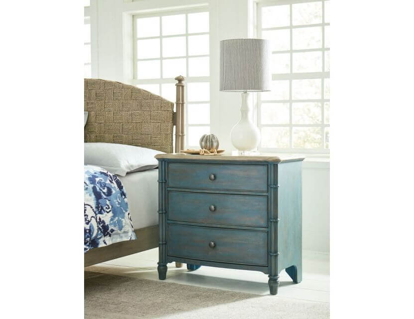 AMERICAN DREW LITCHFIELD SUNDOWN ACCENT CHEST BLUE 750-935B