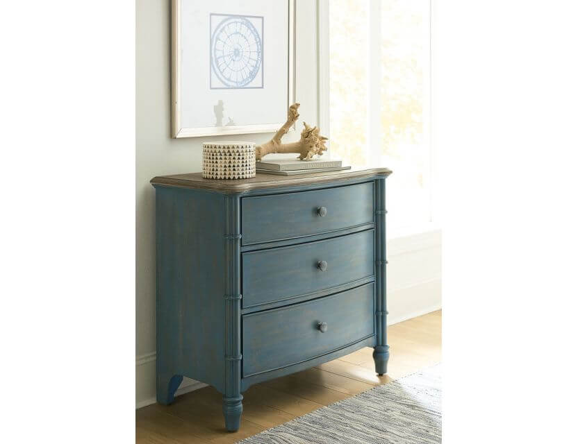 AMERICAN DREW LITCHFIELD SUNDOWN ACCENT CHEST BLUE 750-935B