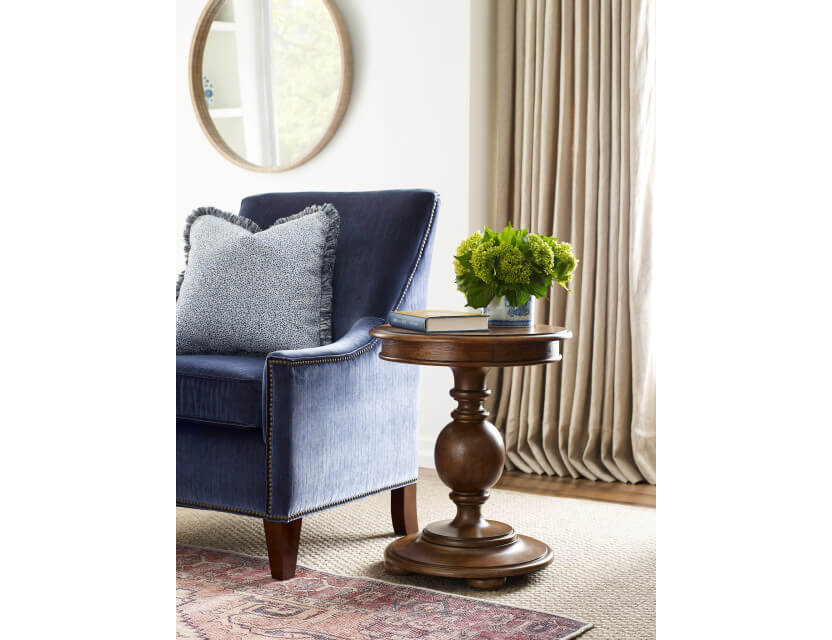 AMERICAN DREW BERKSHIRE PEARSON ROUND END TABLE 011-916