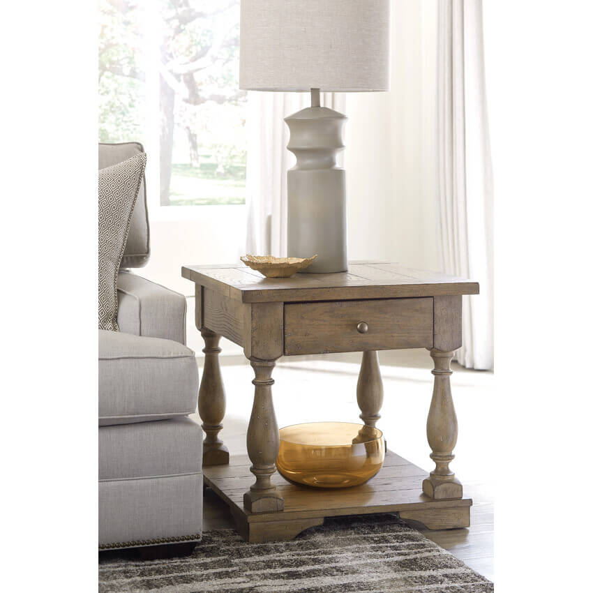 HAMMARY RECTANGULAR DRAWER END TABLE 048915