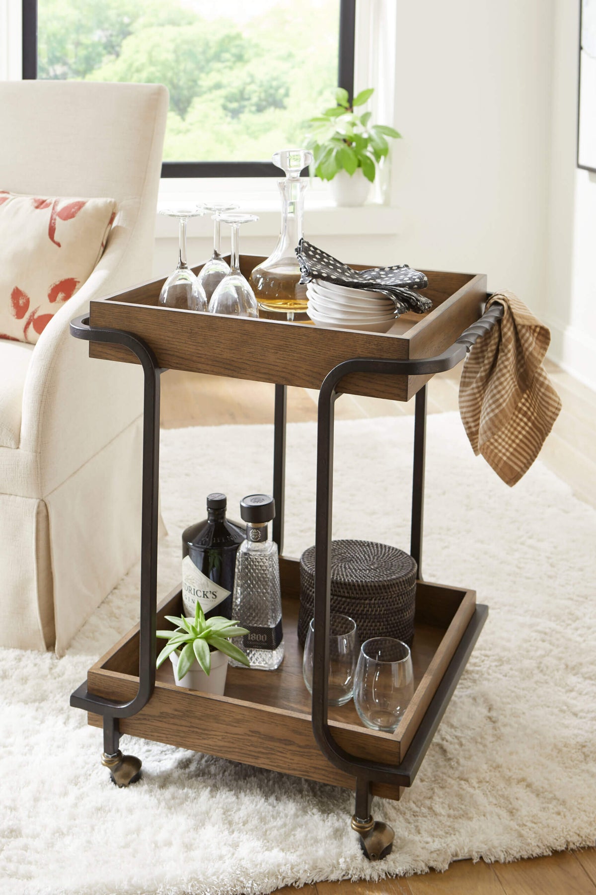 HAMMARY OLMSTED BAR CART 120-801