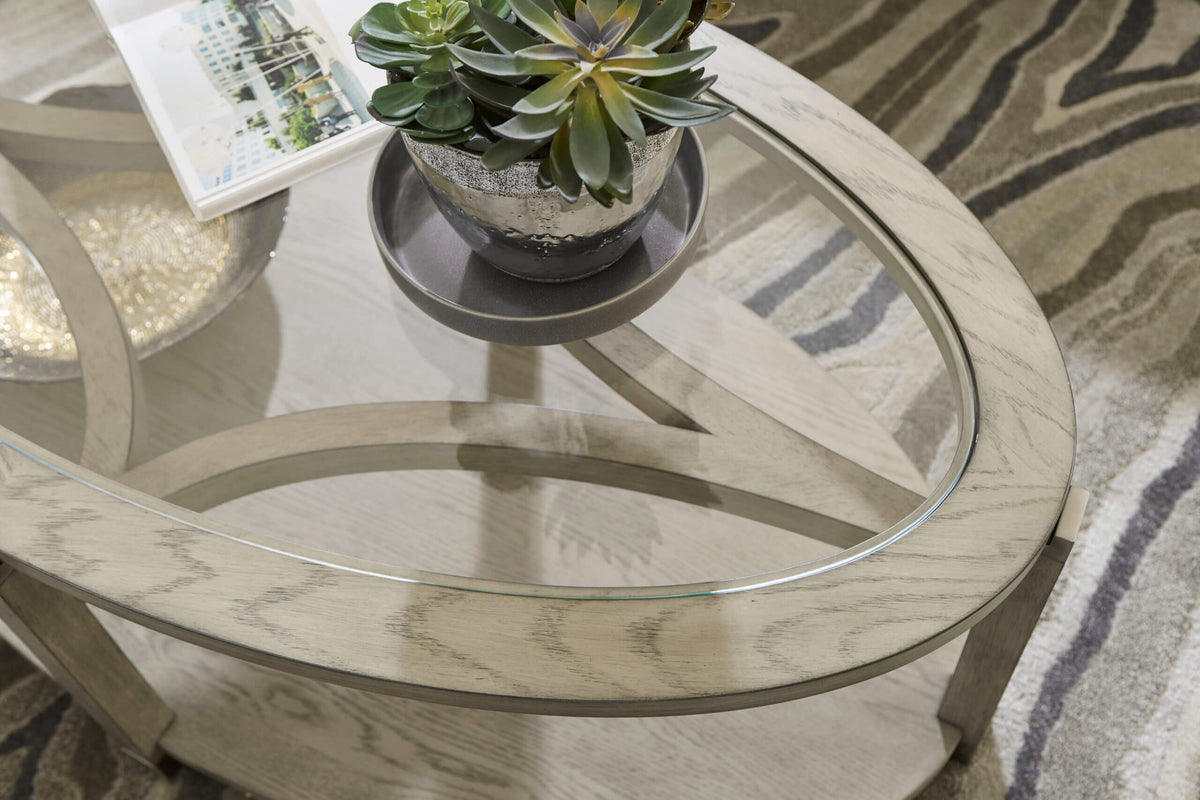 HAMMARY SOLSTICE OVAL COFFEE TABLE 086-912