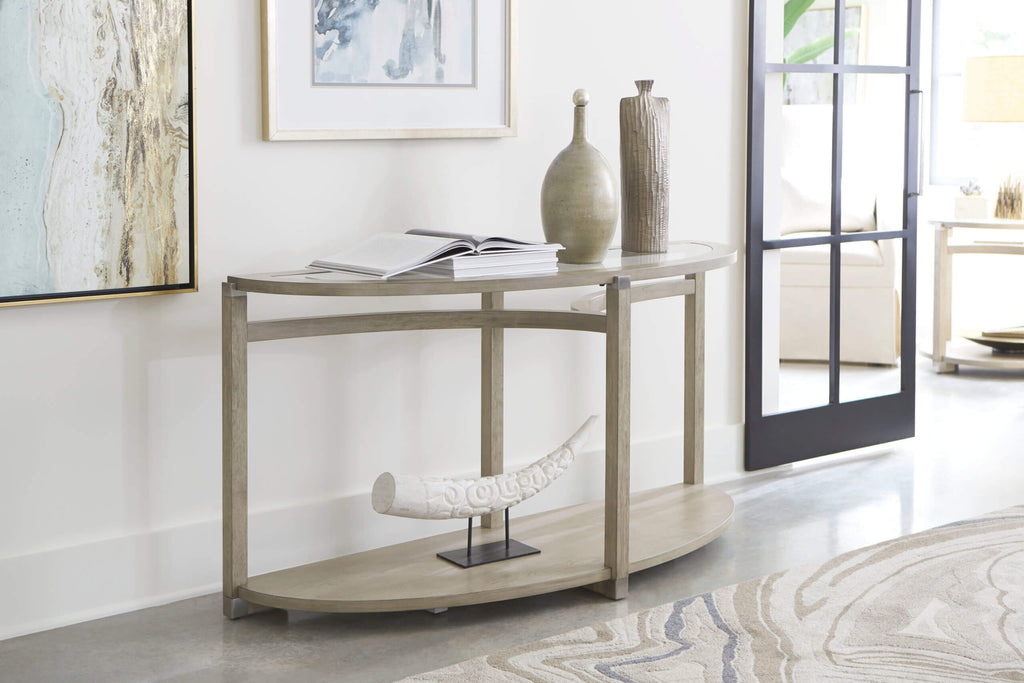 HAMMARY SOLSTICE DEMILUNE SOFA TABLE 086-925
