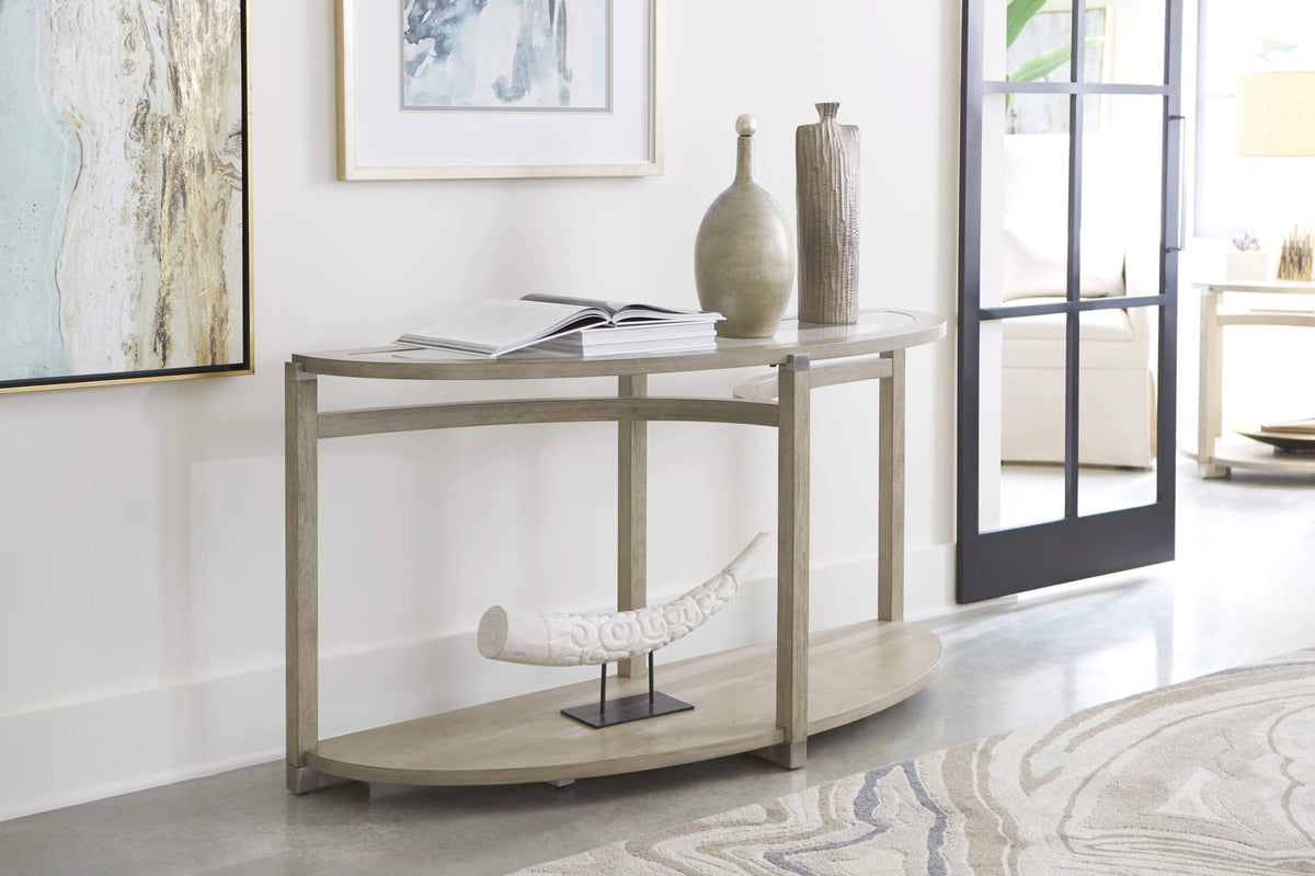HAMMARY SOLSTICE DEMILUNE SOFA TABLE 086-925