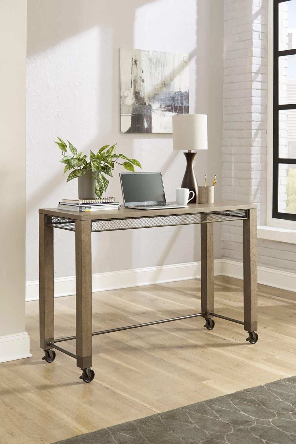 HAMMARY MAYA COUNTER CONSOLE WITH 2 STOOLS 070-587