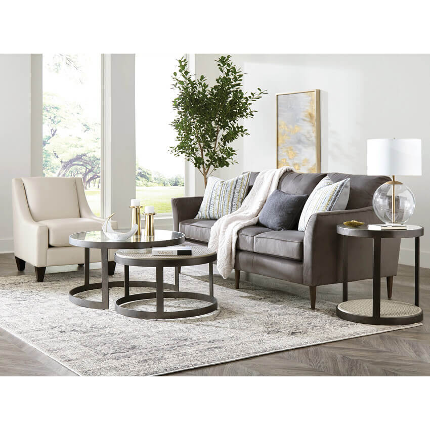HAMMARY CONCRETE NESTING COFFEE TABLES 0901047