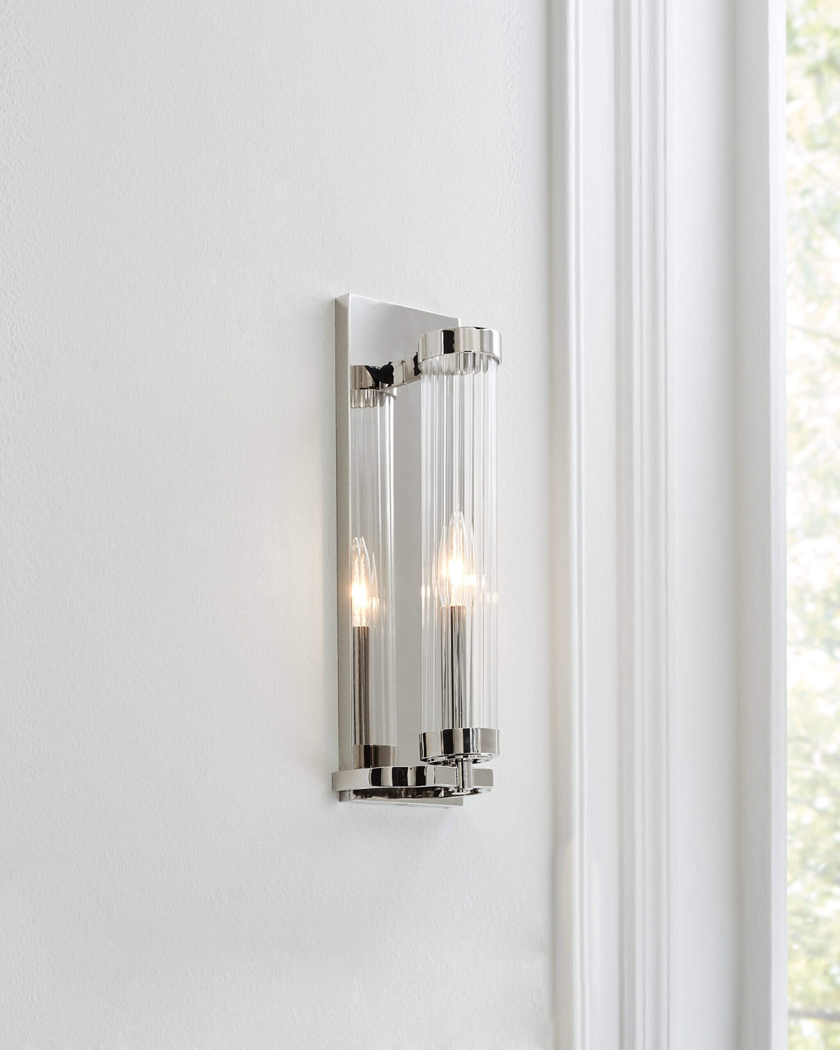GENERATION LIGHTING Demi Sconce Polished Nickel AW1041PN