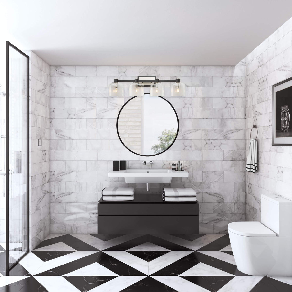 ARTCRAFT REFLECTIONS ROUND LED MIRROR AM320