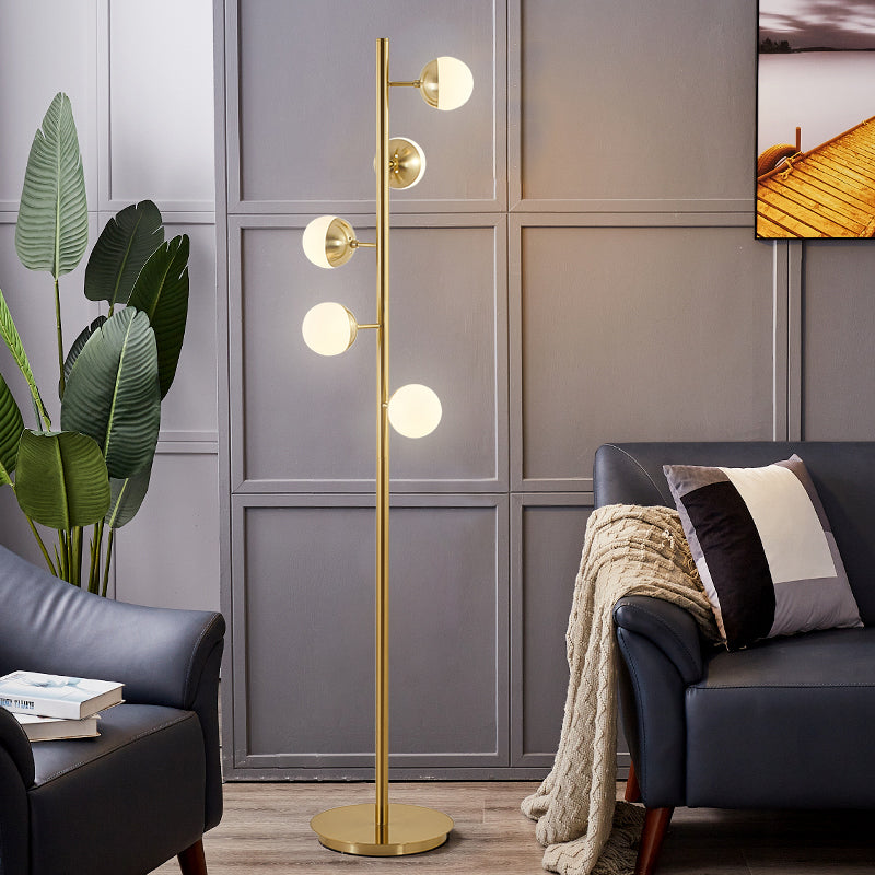 BETHEL BRASS PLATED FLOOR LAMP AV73F13BR