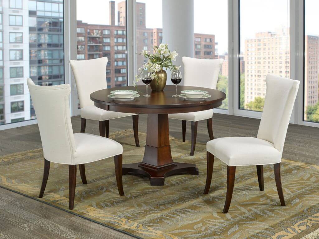 CARDINAL WOODCRAFT ABBEY SINGLE PEDESTAL TABLE