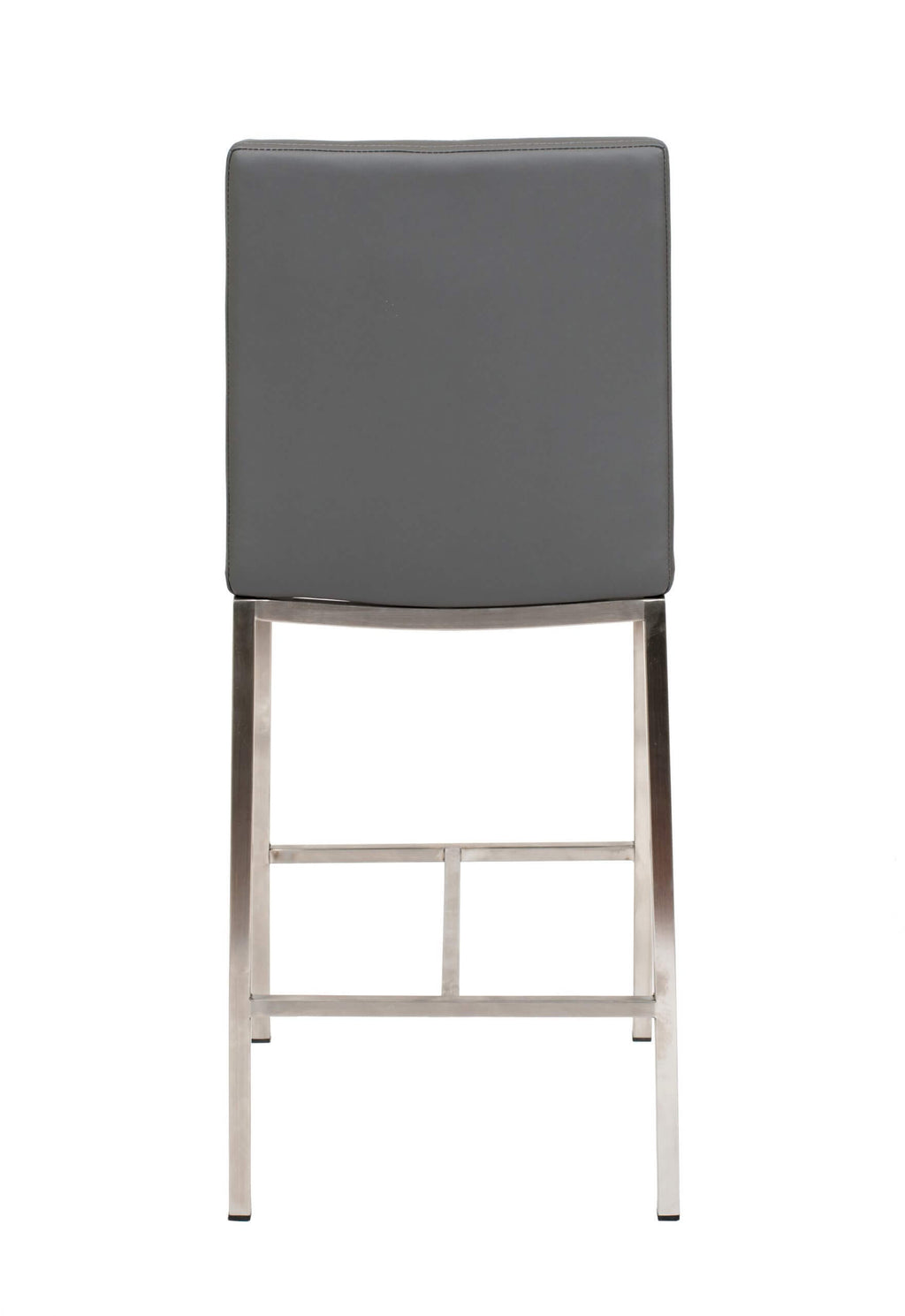 FURNISHINGS MATE ADAM COUNTER STOOL GREY SET OF TWO BS 058-GR-SS