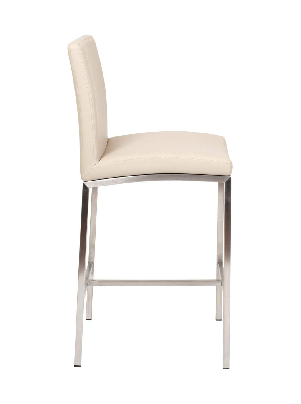 FURNISHINGS MATE ADAM COUNTER STOOL TAUPE SET OF TWO BS 058-TA-SS