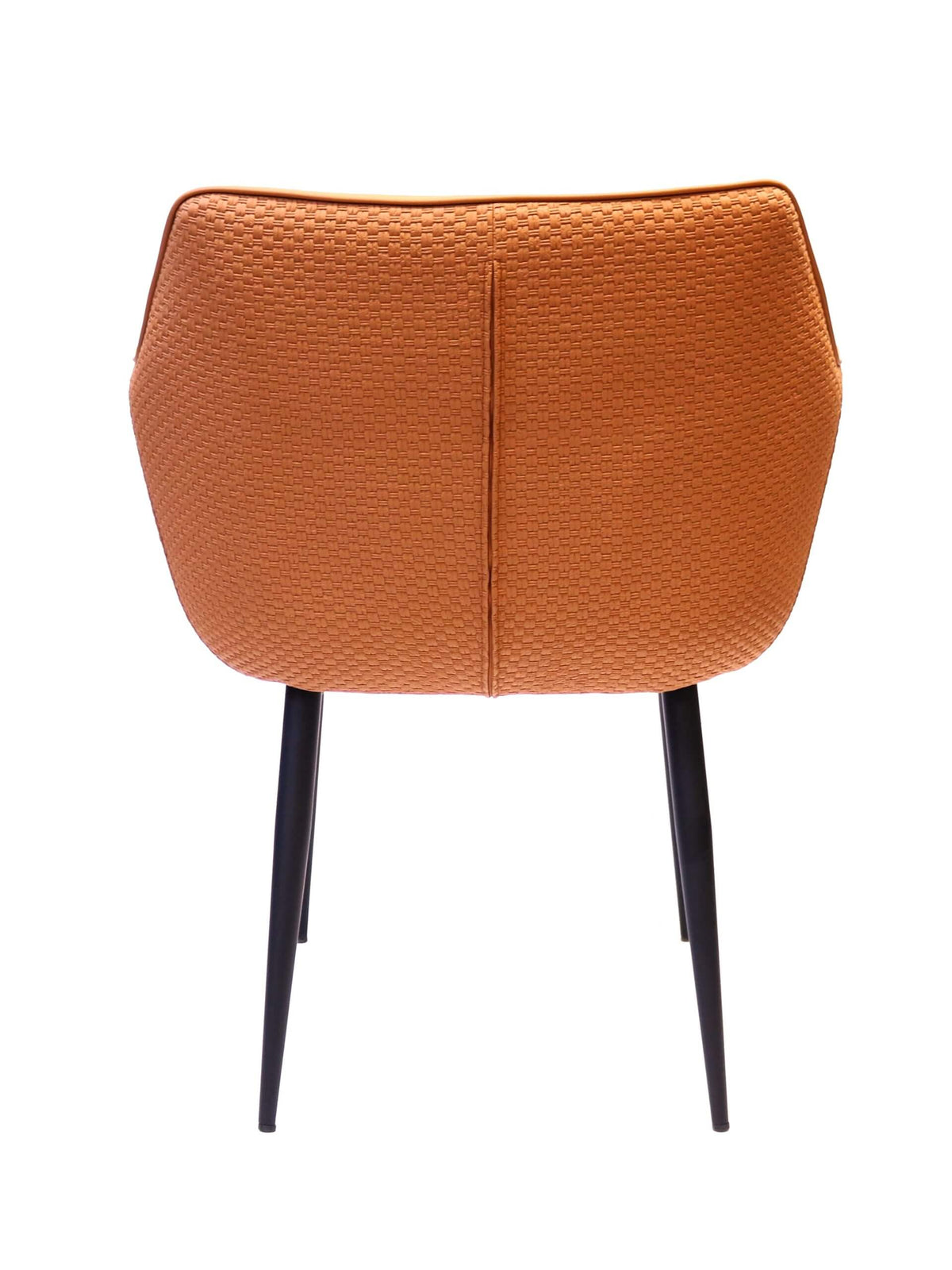 FURNISHINGS' MATE ADELE CHAIR APRICOT WEAVE SET OF TWO DC 636AP