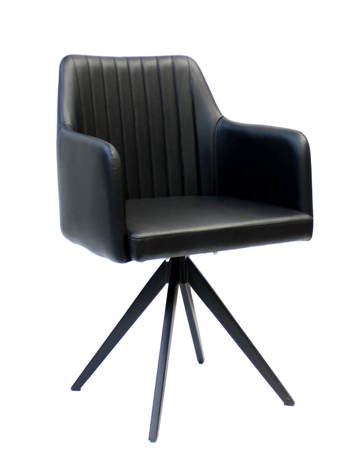 FURNISHINGS' MATE ALAIN CHAIR SWIVEL SET OF TWO DC 623-BL-SWV