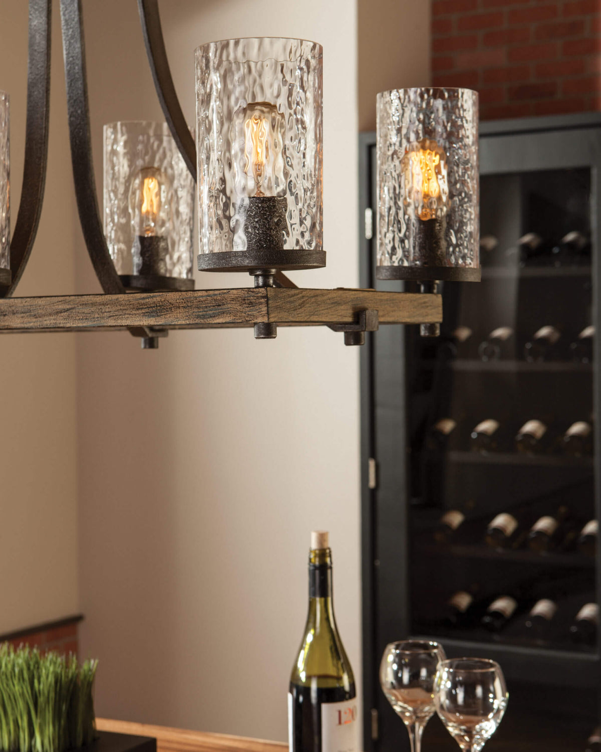 GENERATION LIGHTING Angelo Small Chandelier F3133/5DWK/SGM