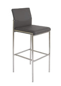 FURNISHINGS MATE ANGLE BAR STOOL GREY SET OF TWO BSA 030-GR-SS