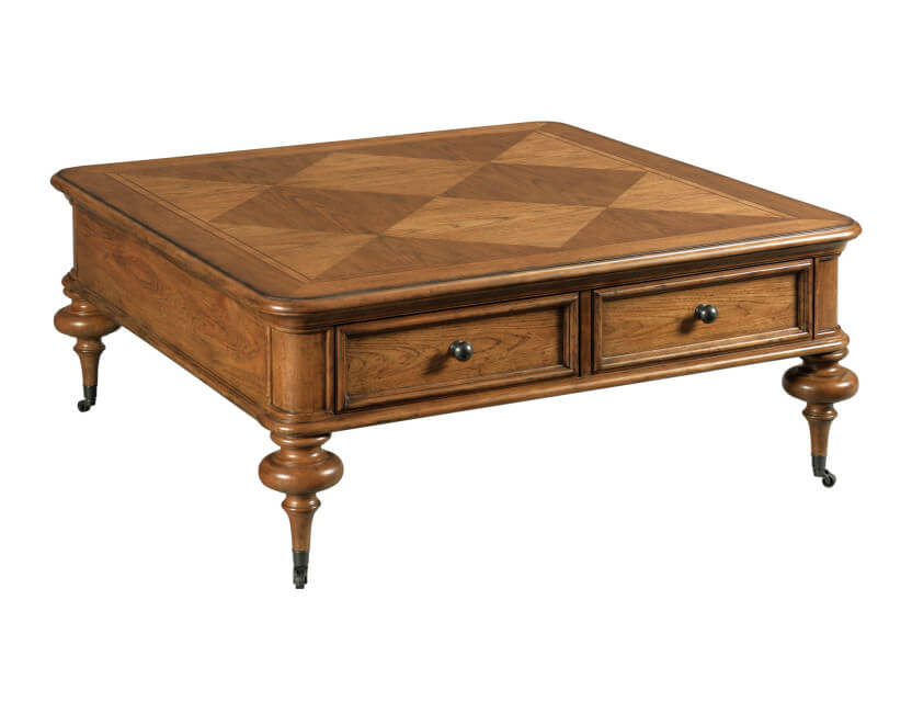 AMERICAN DREW BERKSHIRE PEARSON SQUARE COCKTAIL TABLE 011-911