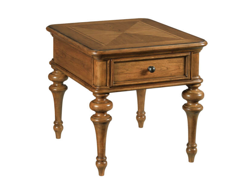 AMERICAN DREW BERKSHIRE PEARSON RECTANGULAR DRAWER END TABLE 011-915