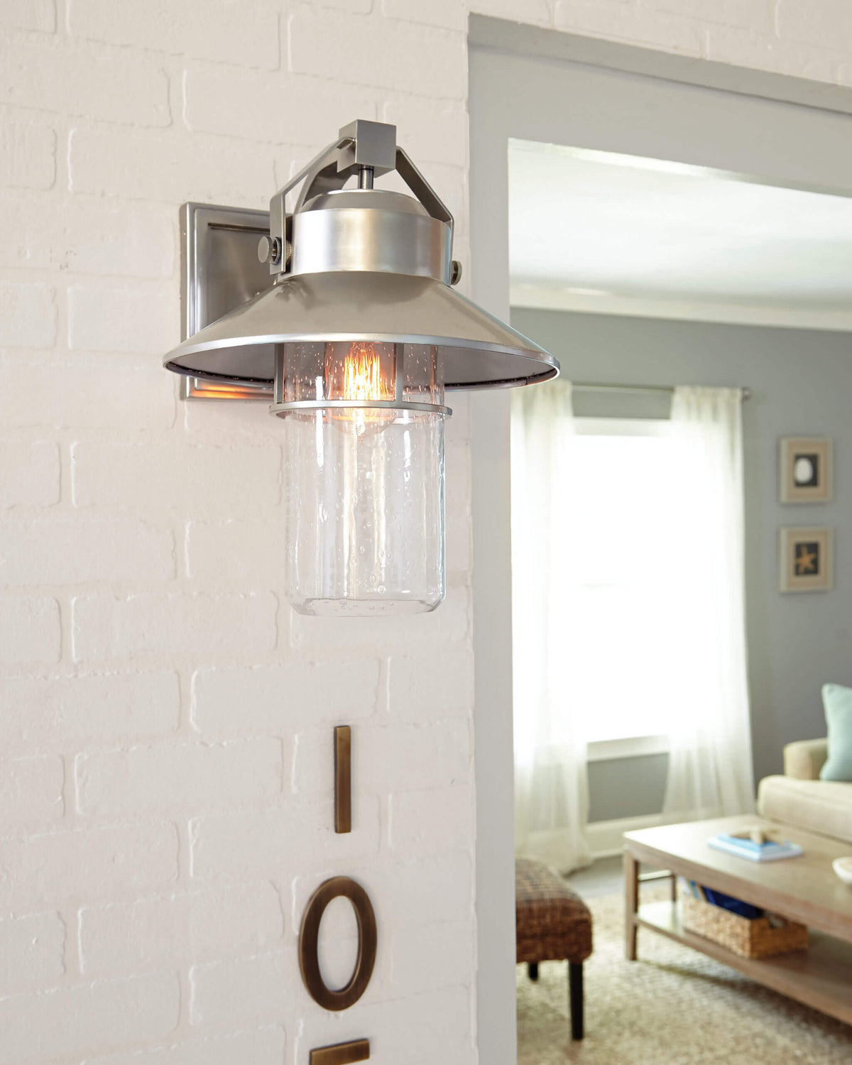 GENERATION LIGHTING Boynton Medium Lantern OL13901PBS