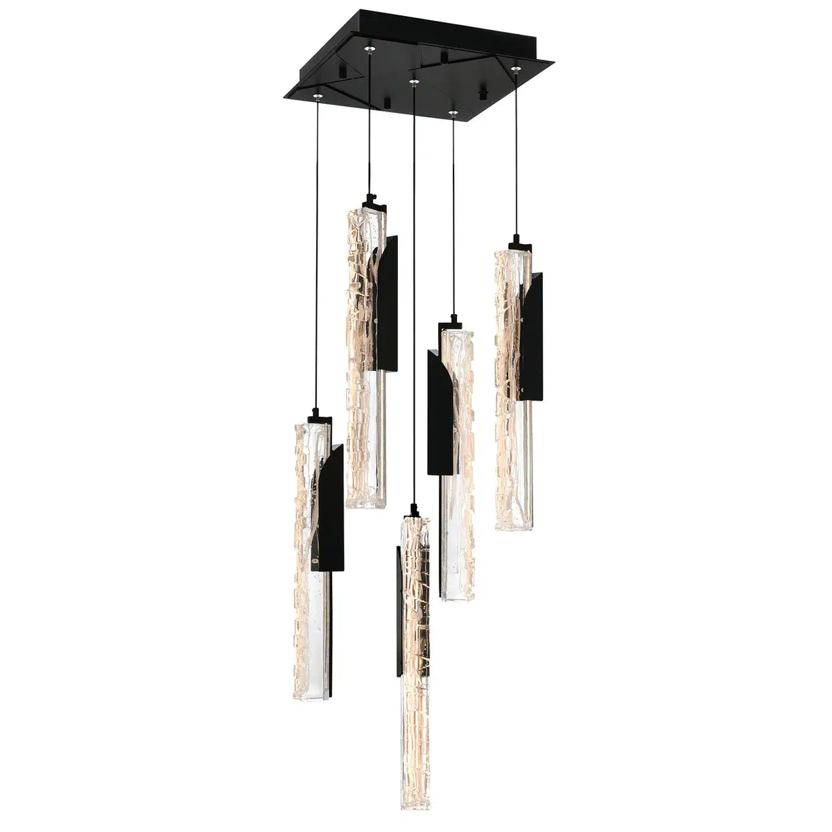 CWI LIGHTING VALIRA LED 12" BLACK MINI PENDANT 1586P12-5-101
