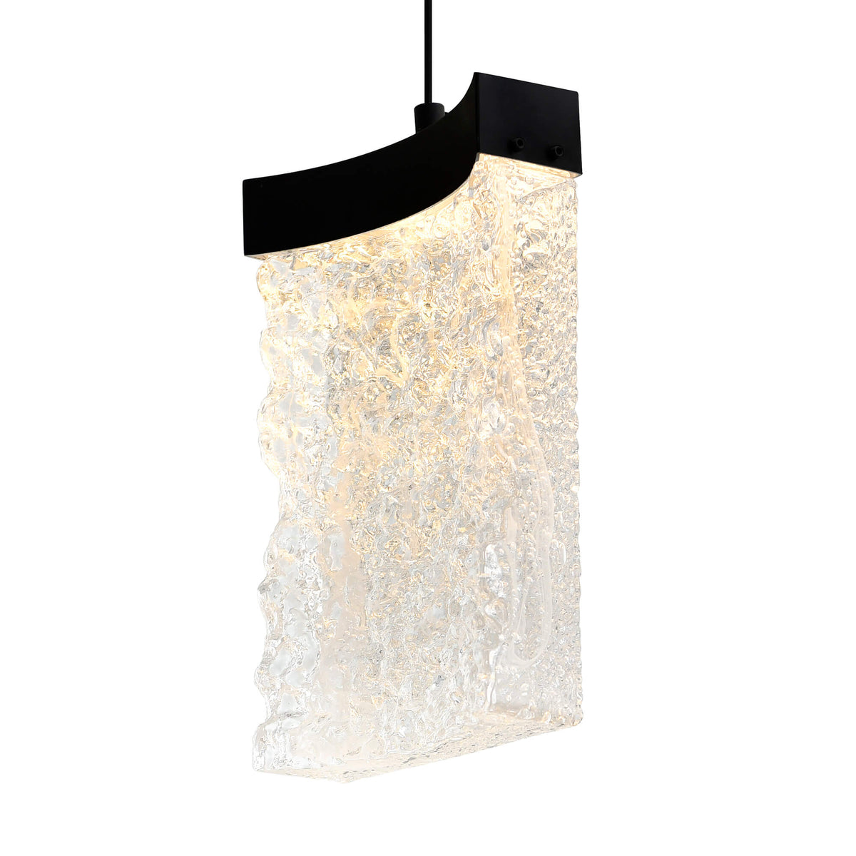 CWI LIGHTING  LAVA INTEGRATED LED BLACK MINI PENDANT 1587P12-5-101