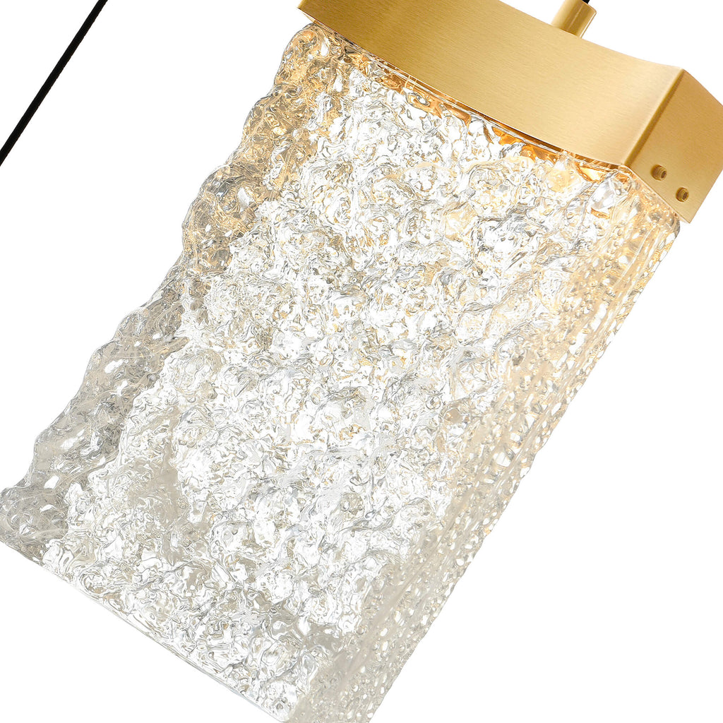 CWI LIGHTING  LAVA INTEGRATED LED BRASS CHANDELIER 1587P48-14-624-RC
