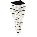 CWI LIGHTING  LAVA INTEGRATED LED BLACK CHANDELIER 1587P36-33-101