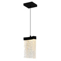 CWI LIGHTING  LAVA INTEGRATED LED BLACK MINI PENDANT 1587P6-1-101