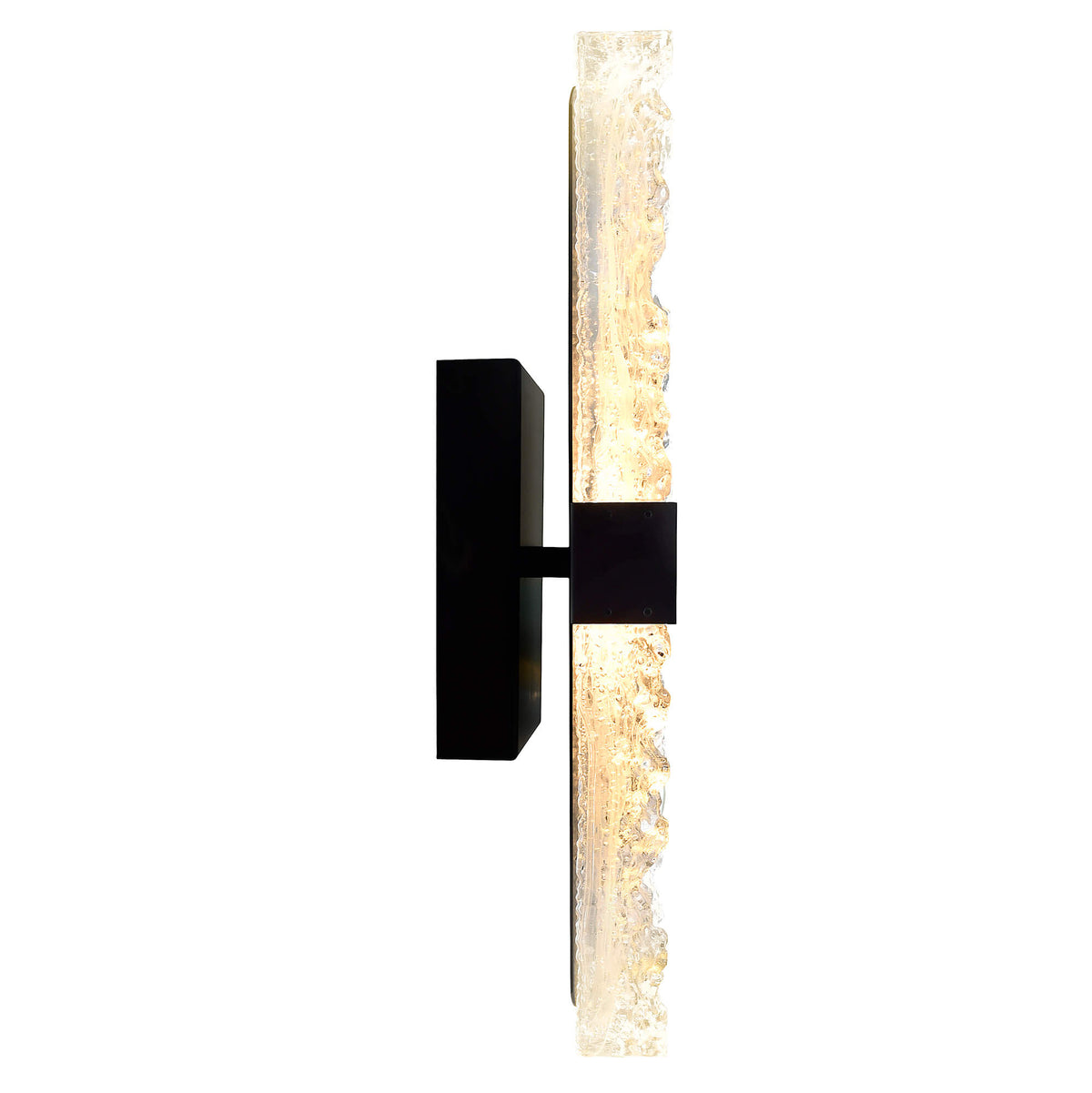 CWI LIGHTING  LAVA INTEGRATED LED BLACK WALL LIGHT 1587W20-2-101