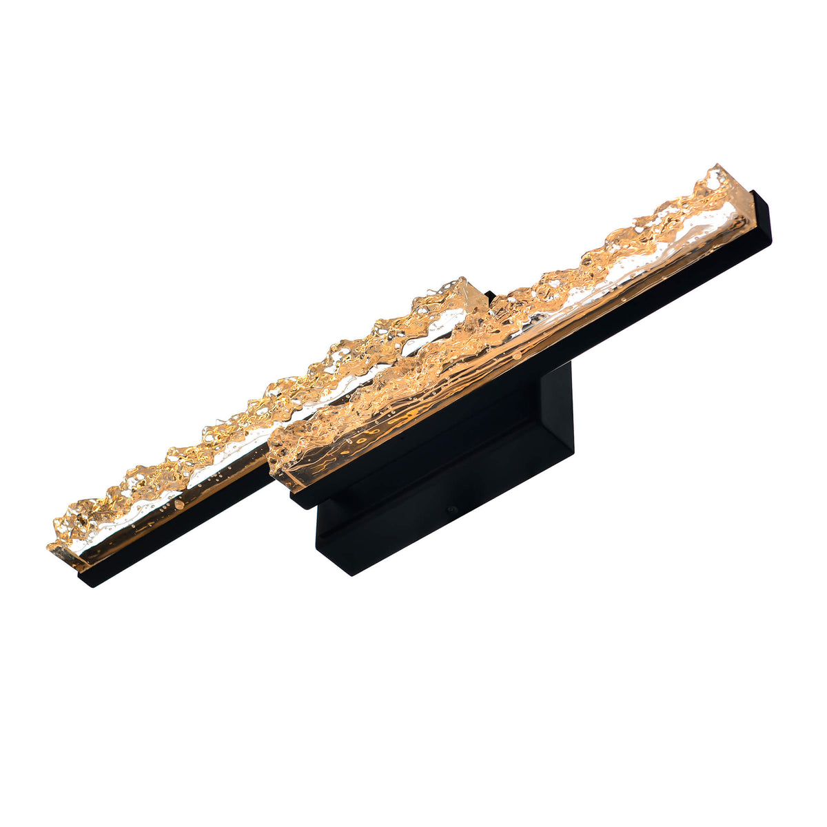 CWI LIGHTING STAGGER INTEGRATED LED BLACK VANITY LIGHT 1588W24-2-101