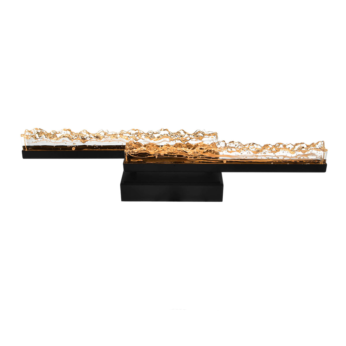 CWI LIGHTING STAGGER INTEGRATED LED BLACK VANITY LIGHT 1588W24-2-101