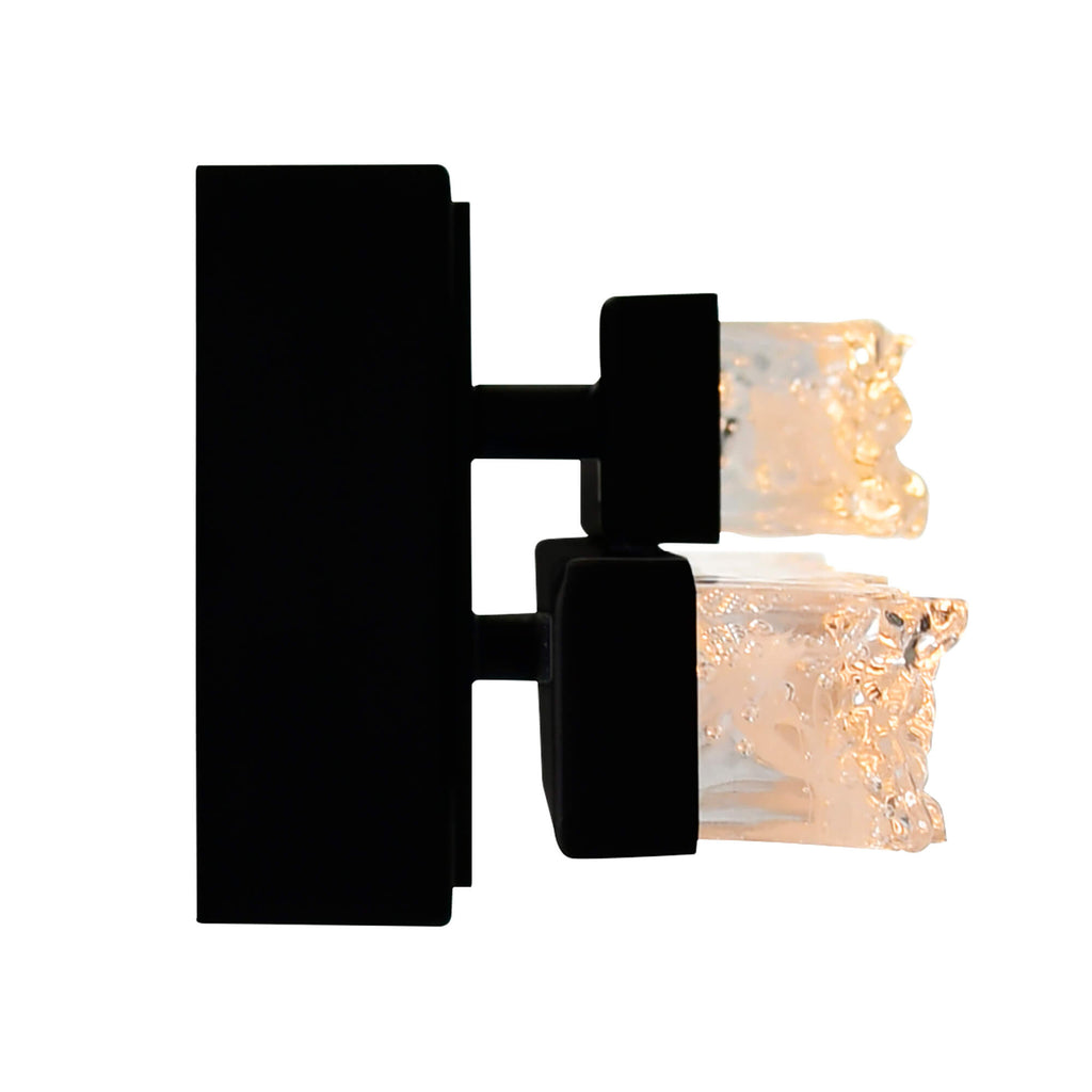 CWI LIGHTING STAGGER INTEGRATED LED BLACK VANITY LIGHT 1588W24-2-101