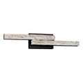 CWI LIGHTING STAGGER INTEGRATED LED BLACK VANITY LIGHT 1588W24-2-101