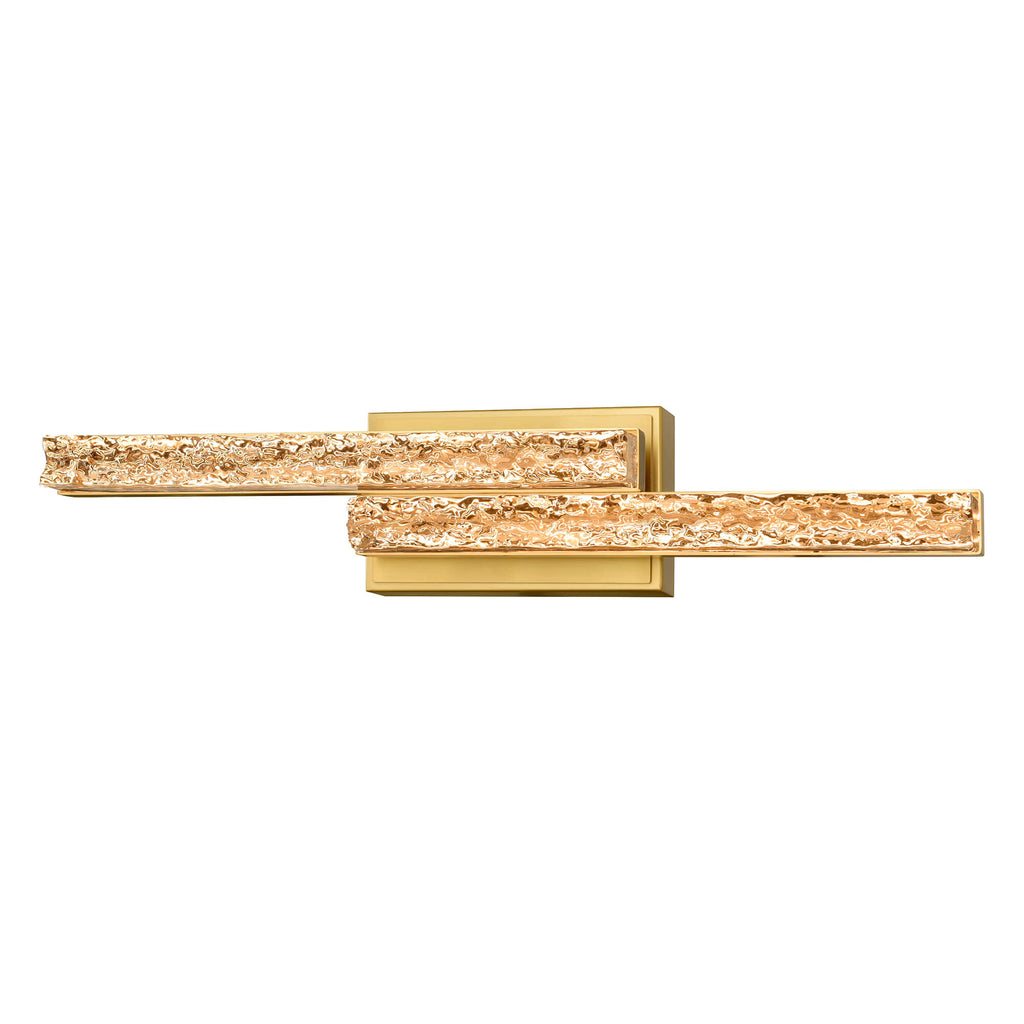 CWI LIGHTING STAGGER INTEGRATED LED BRASS VANITY LIGHT 1588W24-2-624