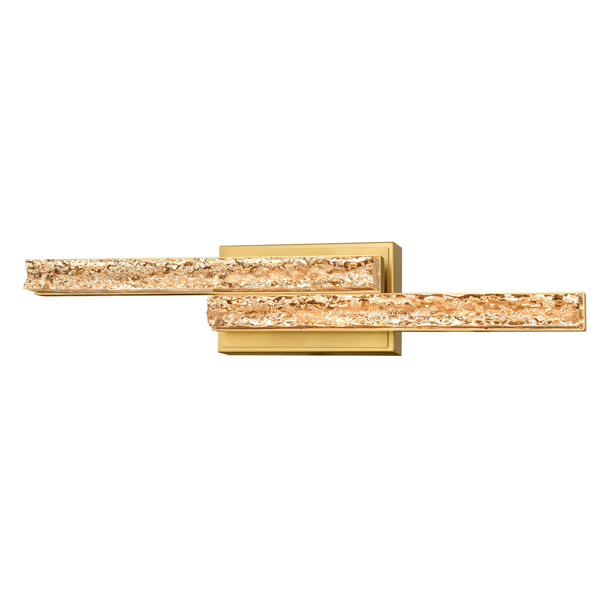 CWI LIGHTING STAGGER INTEGRATED LED BRASS VANITY LIGHT 1588W24-2-624