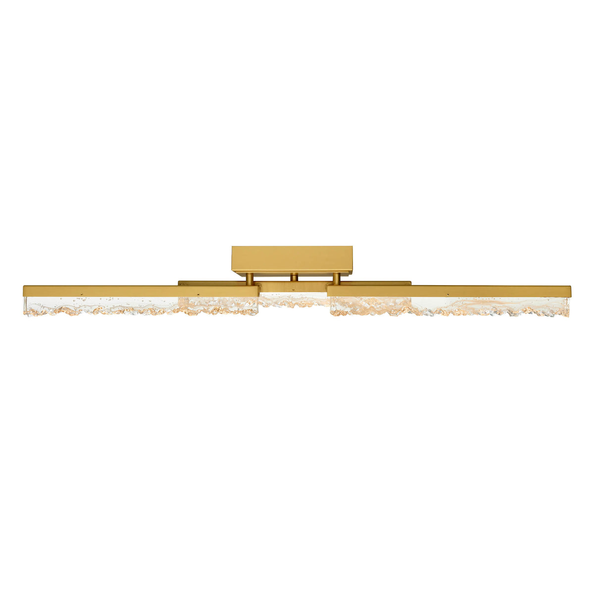 CWI LIGHTING STAGGER INTEGRATED LED BRASS VANITY LIGHT 1588W36-3-624