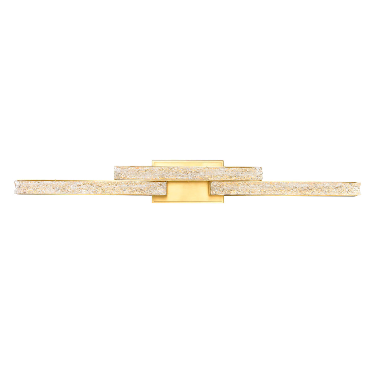 CWI LIGHTING STAGGER INTEGRATED LED BRASS VANITY LIGHT 1588W36-3-624