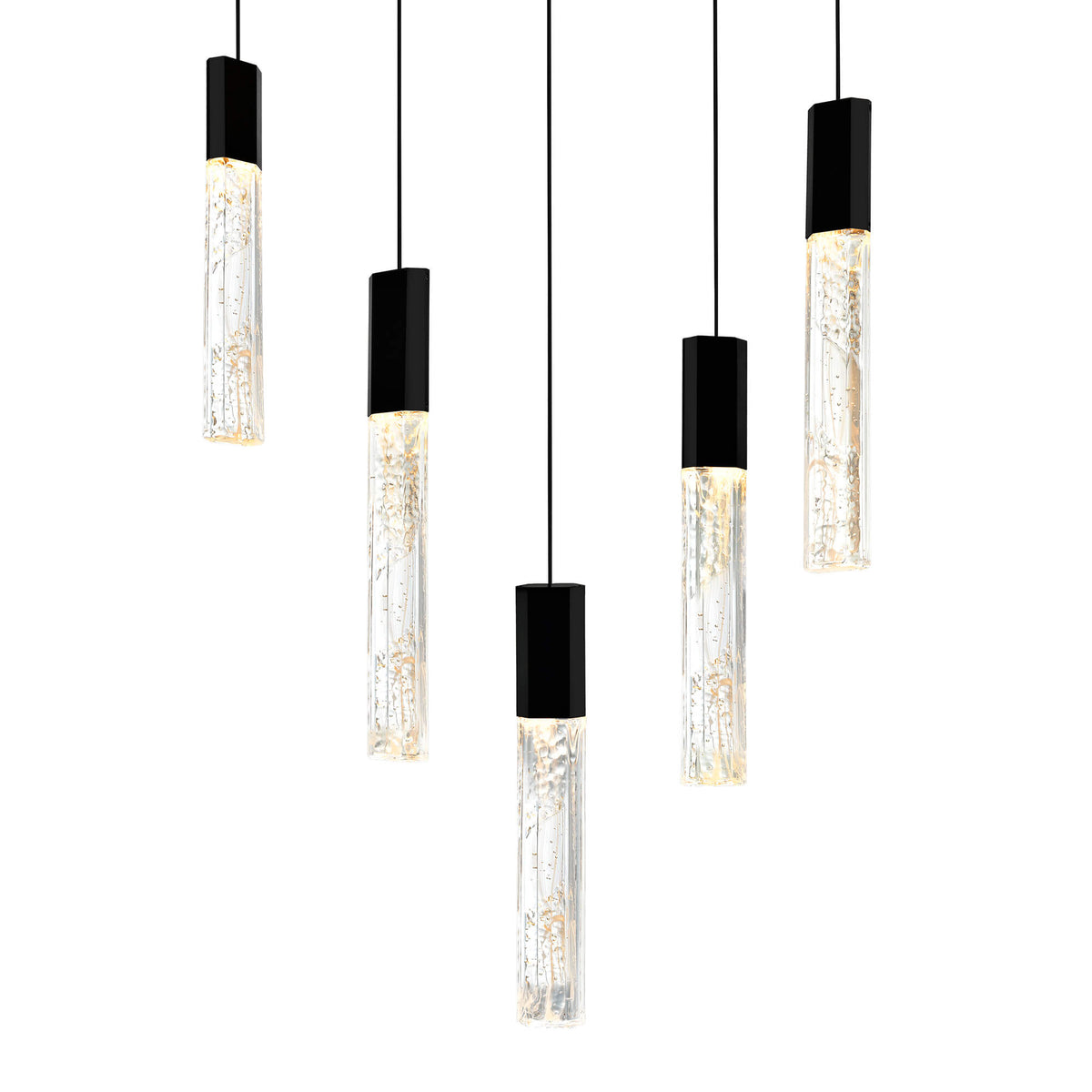 CWI LIGHTING GRETA INTEGRATED LED BLACK MINI PENDANT 1589P12-5-101