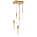 CWI LIGHTING  GRETA INTEGRATED LED BRASS MINI PENDANT 1589P12-5-624