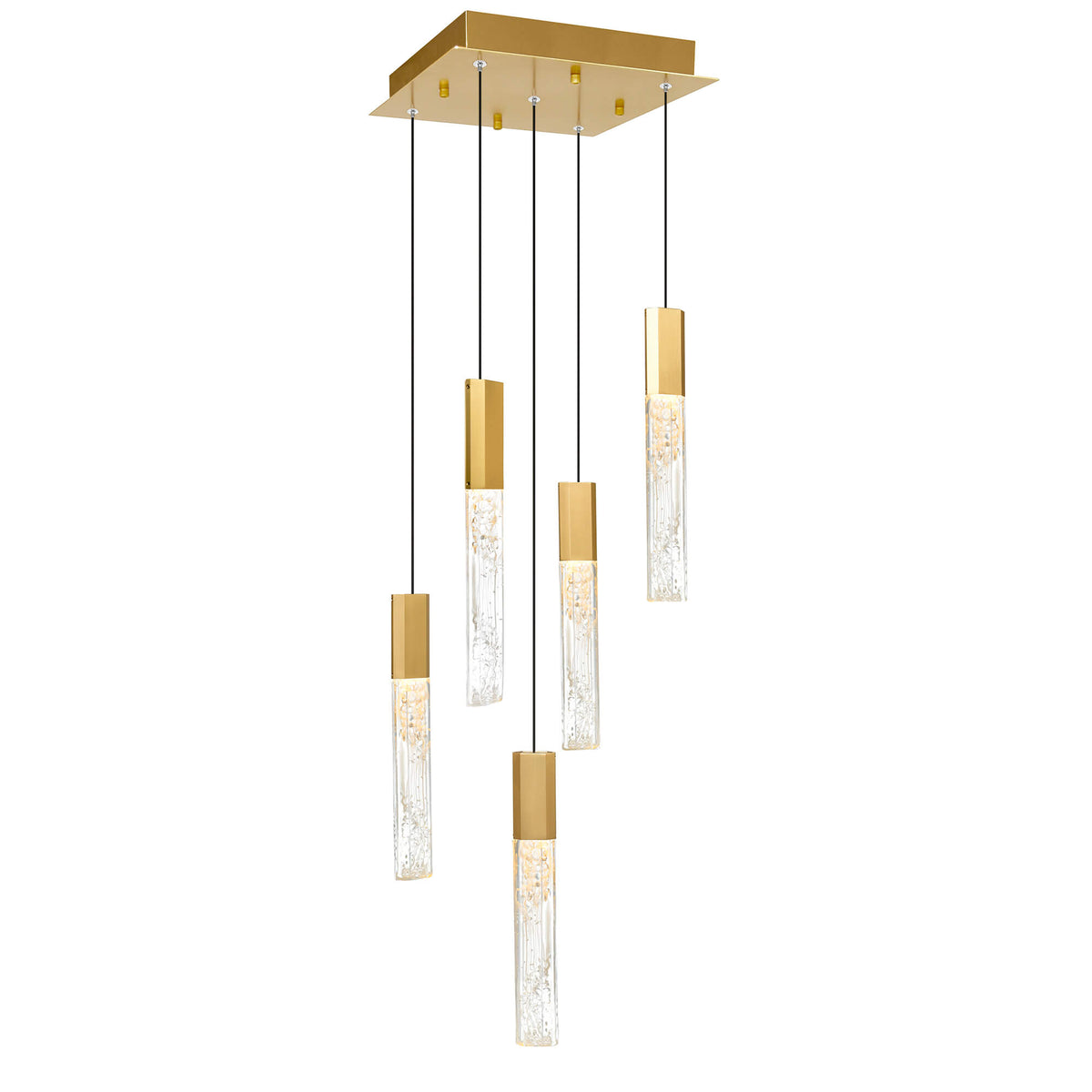 CWI LIGHTING  GRETA INTEGRATED LED BRASS MINI PENDANT 1589P12-5-624