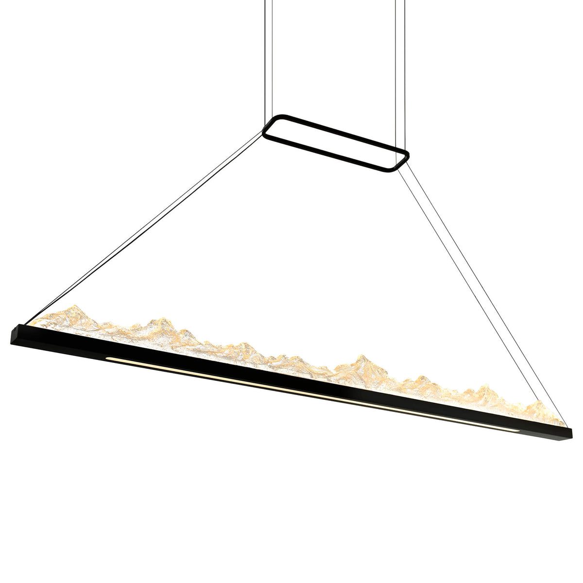 CWI LIGHTING HIMALAYAS INTEGRATED LED BLACK CHANDELIER 1601P62-101