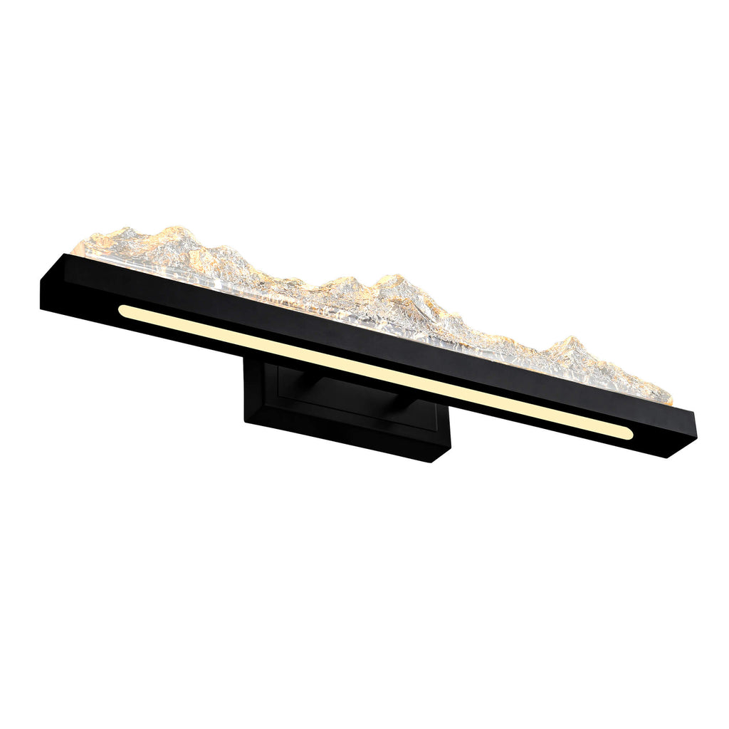 CWI LIGHTING HIMALAYAS INTEGRATED LED BLACK VANITY LIGHT 1601W26-101