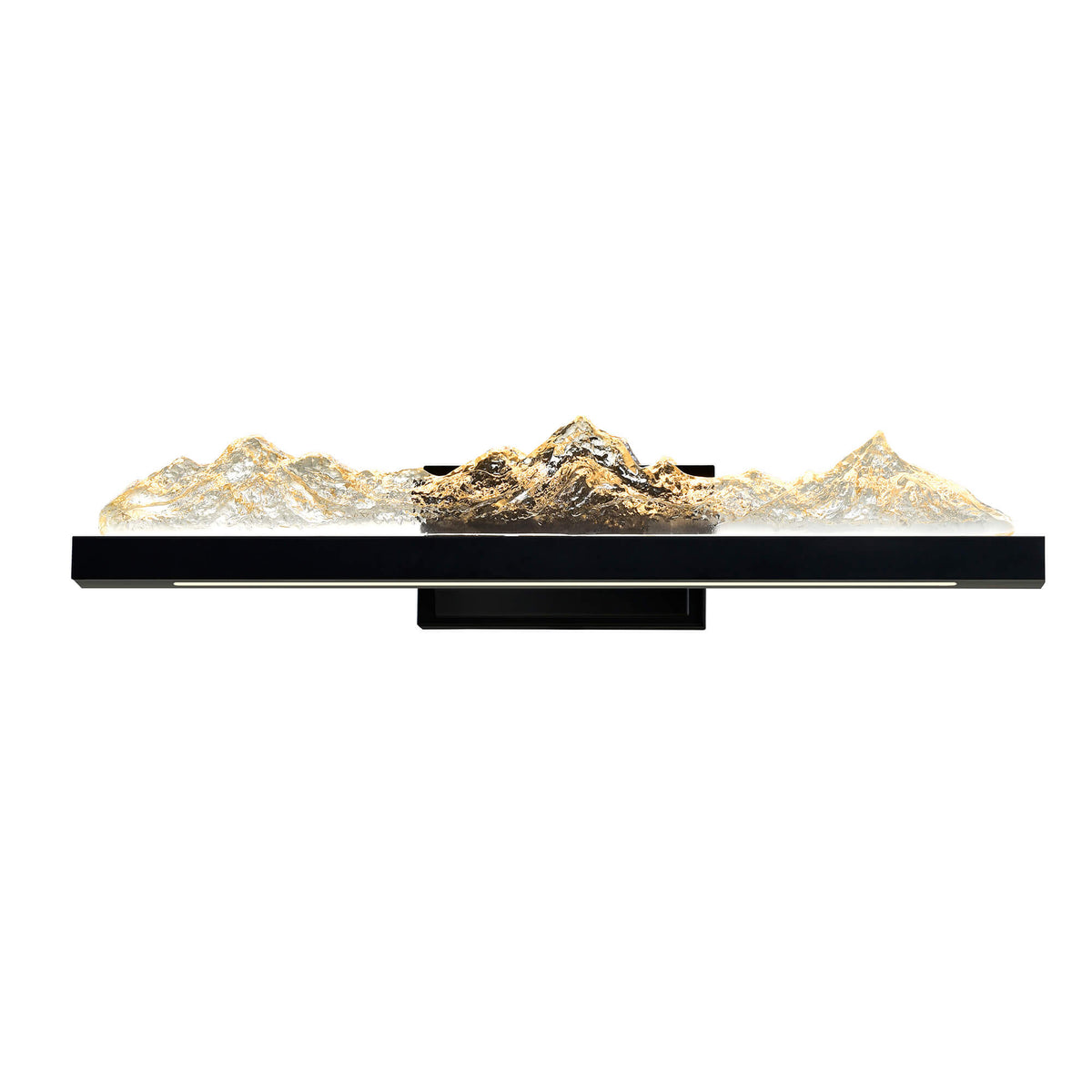 CWI LIGHTING HIMALAYAS INTEGRATED LED BLACK VANITY LIGHT 1601W26-101