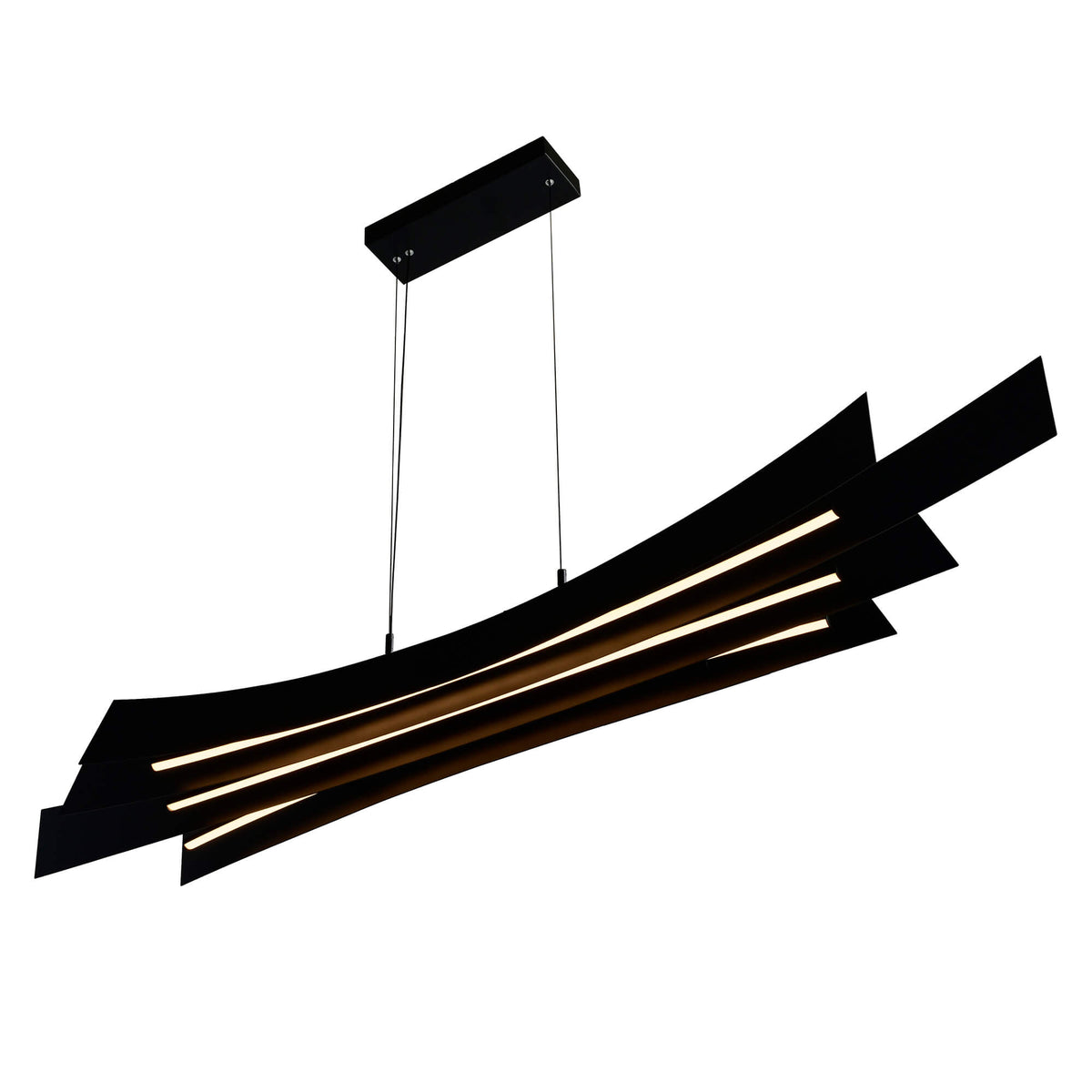 CWI LIGHTING CANDORA INTEGRATED LED BLACK CHANDELIER 1698P72-101