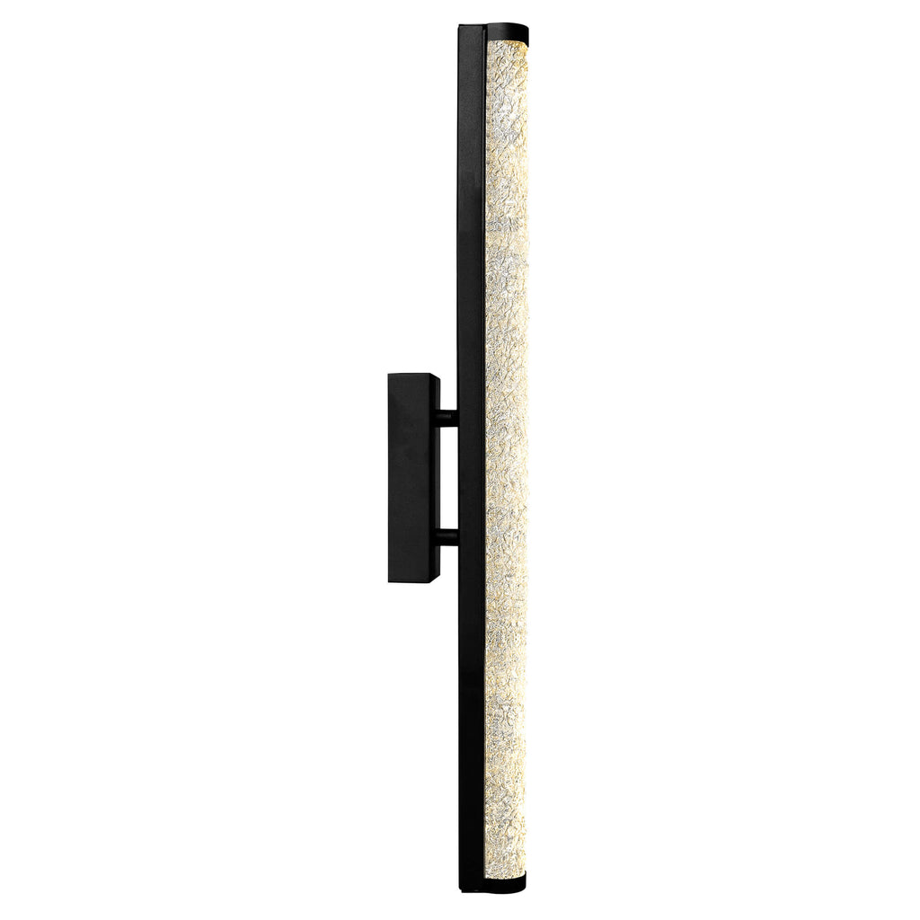 CWI LIGHTING FIJI INTEGRATED LED BLACK OUTDOOR WALL LIGHT 1702W24-101