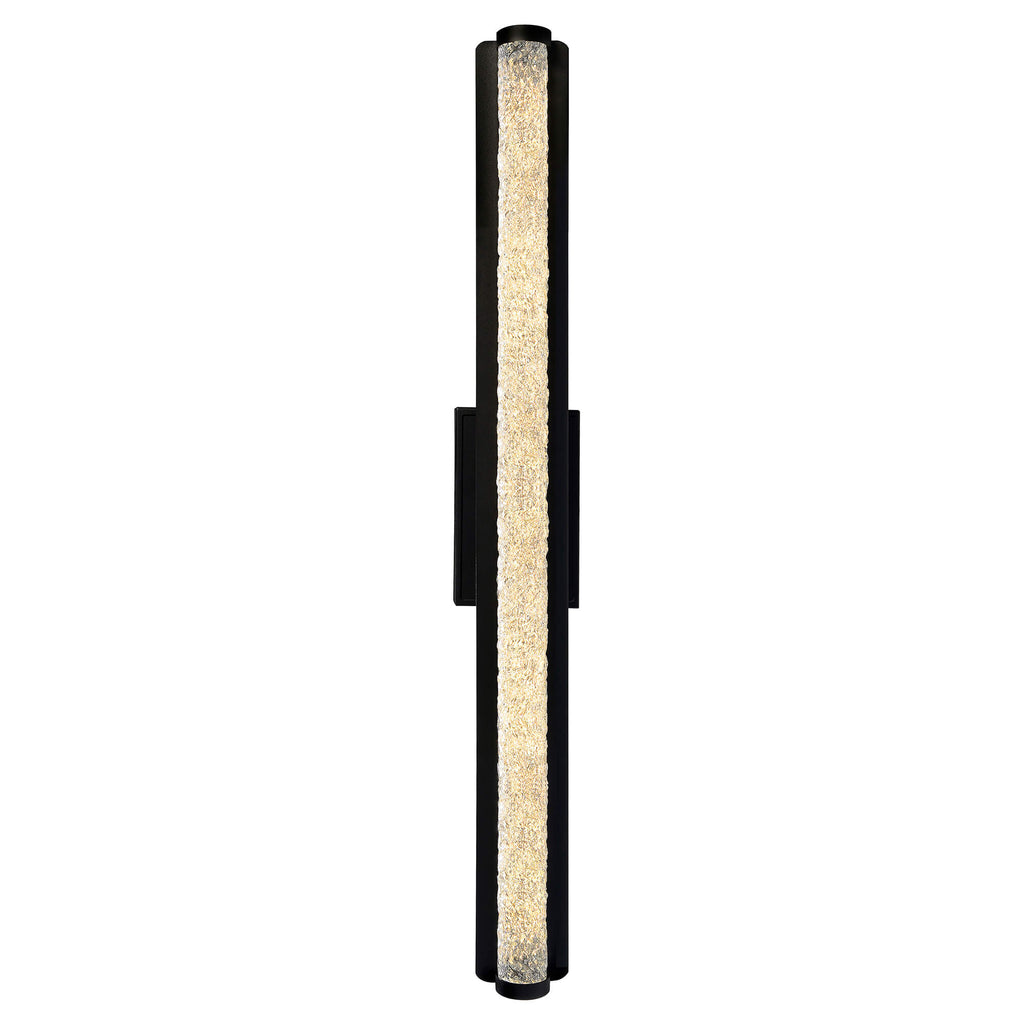 CWI LIGHTING FIJI INTEGRATED LED BLACK OUTDOOR WALL LIGHT 1702W24-101